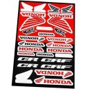 Planche Autocollants moto stickers géant Honda cr crf