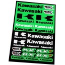 Planche Autocollants moto stickers géant Kawasaki kx kxf