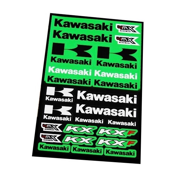 Vert Kawasaki Sticker de chaine moto 